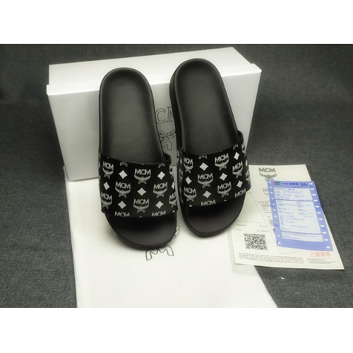 Replica MCM Slippers For Women #970601 $39.00 USD for Wholesale