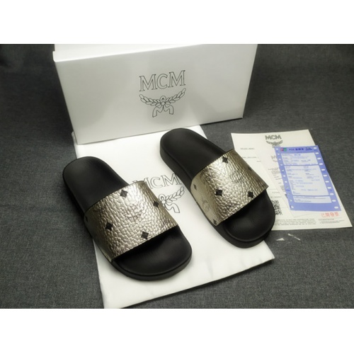 Replica MCM Slippers For Women #970603 $39.00 USD for Wholesale