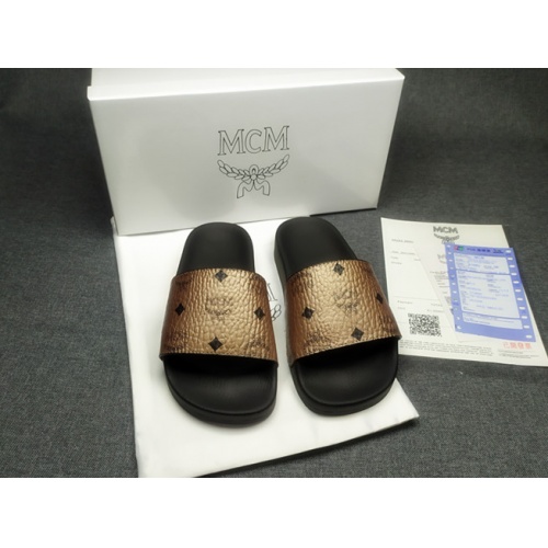 Replica MCM Slippers For Women #970605, $39.00 USD, [ITEM#970605], Replica MCM Slippers outlet from China