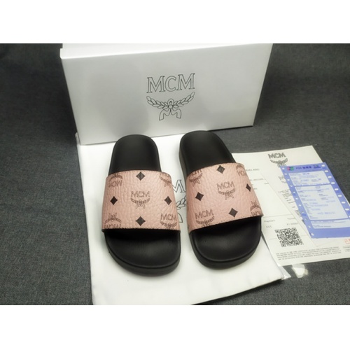 Replica MCM Slippers For Women #970609, $39.00 USD, [ITEM#970609], Replica MCM Slippers outlet from China