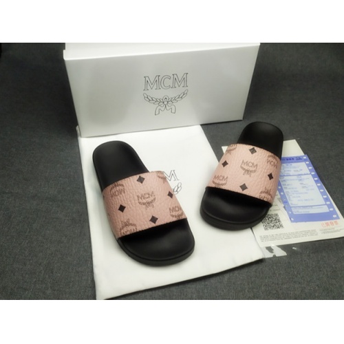 Replica MCM Slippers For Women #970609 $39.00 USD for Wholesale
