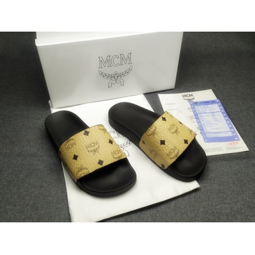 Replica MCM Slippers For Women #970612 $39.00 USD for Wholesale