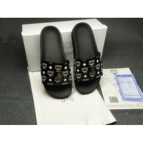 Replica MCM Slippers For Women #970614 $39.00 USD for Wholesale