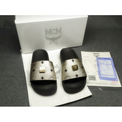 Replica MCM Slippers For Women #970622, $39.00 USD, [ITEM#970622], Replica MCM Slippers outlet from China