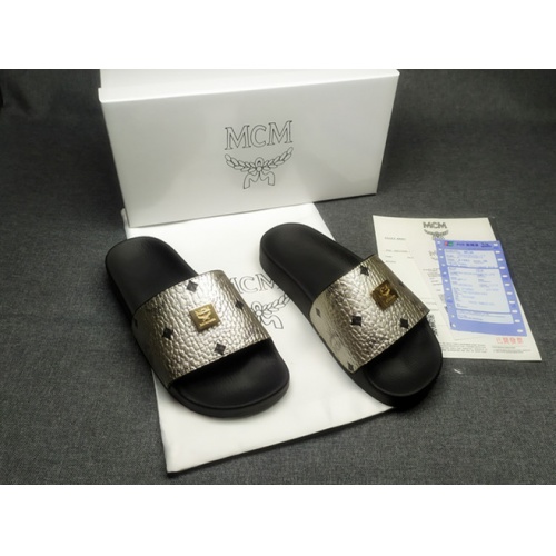 Replica MCM Slippers For Women #970622 $39.00 USD for Wholesale