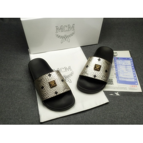 Replica MCM Slippers For Women #970622 $39.00 USD for Wholesale