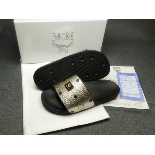 Replica MCM Slippers For Men #970623 $39.00 USD for Wholesale