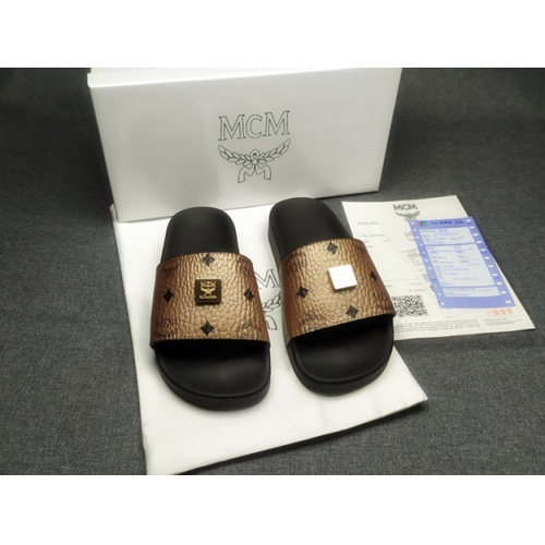 Replica MCM Slippers For Women #970625, $39.00 USD, [ITEM#970625], Replica MCM Slippers outlet from China