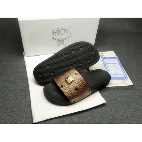 Replica MCM Slippers For Women #970625 $39.00 USD for Wholesale