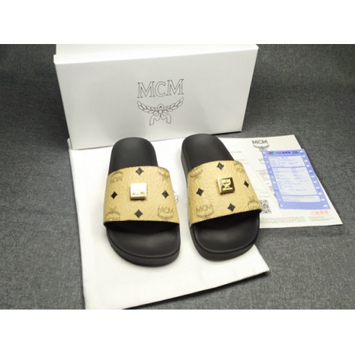 Replica MCM Slippers For Women #970629, $39.00 USD, [ITEM#970629], Replica MCM Slippers outlet from China