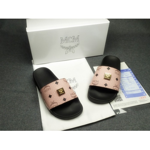 Replica MCM Slippers For Men #970634 $39.00 USD for Wholesale