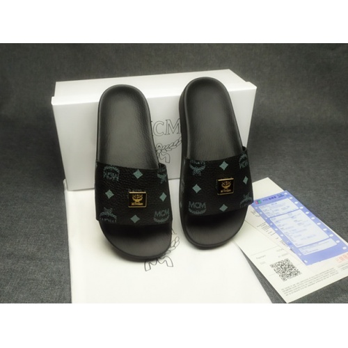 Replica MCM Slippers For Women #970635 $39.00 USD for Wholesale