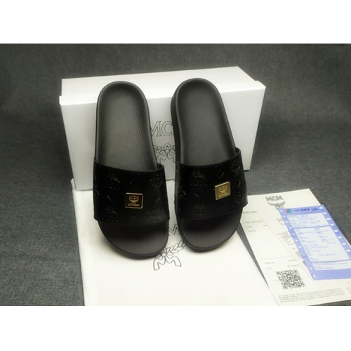 Replica MCM Slippers For Women #970637 $39.00 USD for Wholesale