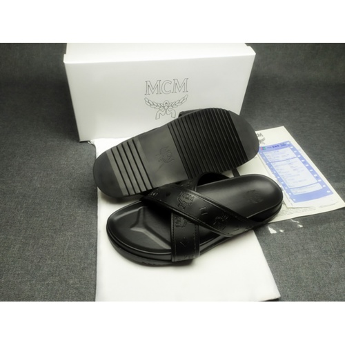 Replica MCM Slippers For Men #970649 $42.00 USD for Wholesale