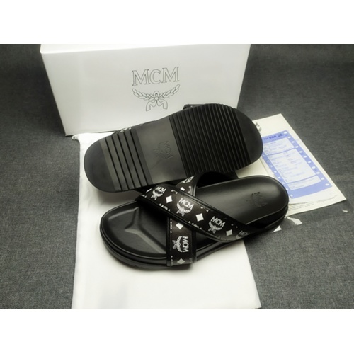 Replica MCM Slippers For Men #970650 $42.00 USD for Wholesale