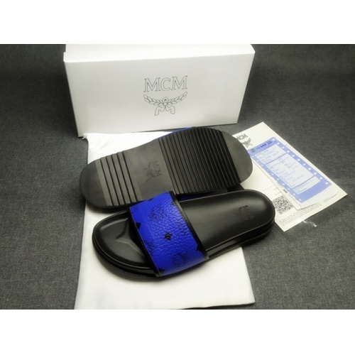 Replica MCM Slippers For Men #970653 $42.00 USD for Wholesale