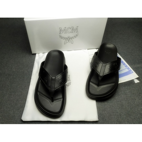 Replica MCM Slippers For Men #970660 $42.00 USD for Wholesale