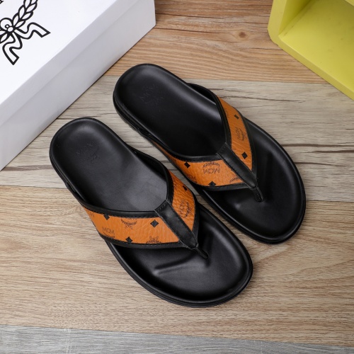 Replica MCM Slippers For Men #970663 $42.00 USD for Wholesale