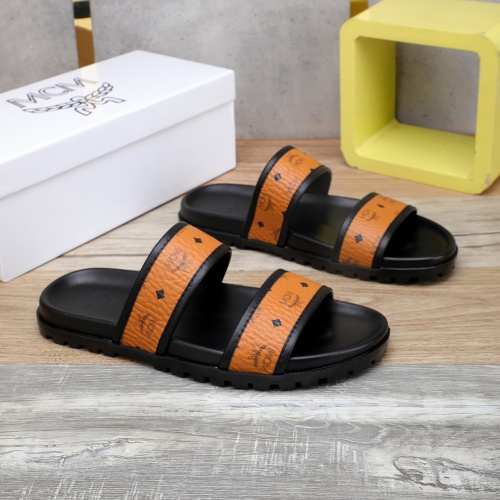 Replica MCM Slippers For Men #970665 $42.00 USD for Wholesale