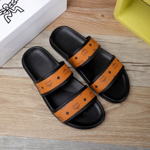 Replica MCM Slippers For Men #970665 $42.00 USD for Wholesale