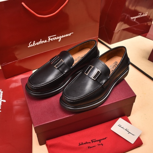 Replica Salvatore Ferragamo Leather Shoes For Men #971509, $125.00 USD, [ITEM#971509], Replica Salvatore Ferragamo Leather Shoes outlet from China