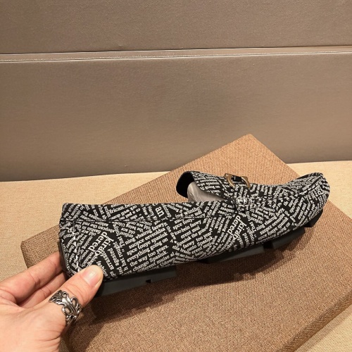 Replica Salvatore Ferragamo Leather Shoes For Men #971521 $72.00 USD for Wholesale