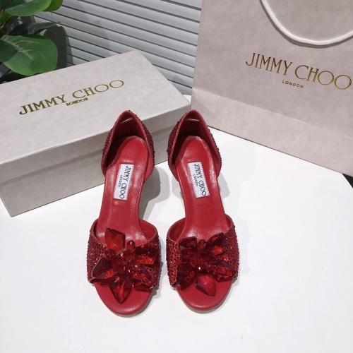 Replica Jimmy Choo Sandals For Women #973108 $76.00 USD for Wholesale