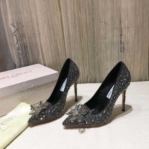 Replica Jimmy Choo High-Heeled Shoes For Women #973119 $85.00 USD for Wholesale
