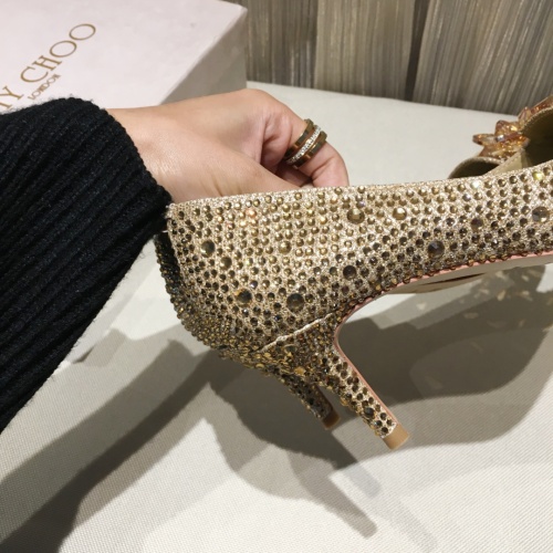 Replica Jimmy Choo High-Heeled Shoes For Women #973135 $85.00 USD for Wholesale