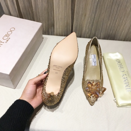 Replica Jimmy Choo High-Heeled Shoes For Women #973135 $85.00 USD for Wholesale