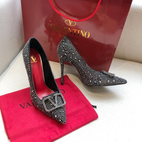 Replica Valentino High-Heeled Shoes For Women #973160, $88.00 USD, [ITEM#973160], Replica Valentino High-Heeled Shoes outlet from China