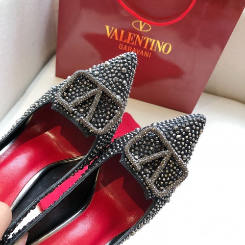 Replica Valentino High-Heeled Shoes For Women #973160 $88.00 USD for Wholesale