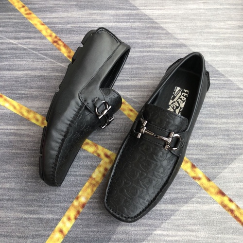 Replica Salvatore Ferragamo Leather Shoes For Men #976559, $98.00 USD, [ITEM#976559], Replica Salvatore Ferragamo Leather Shoes outlet from China
