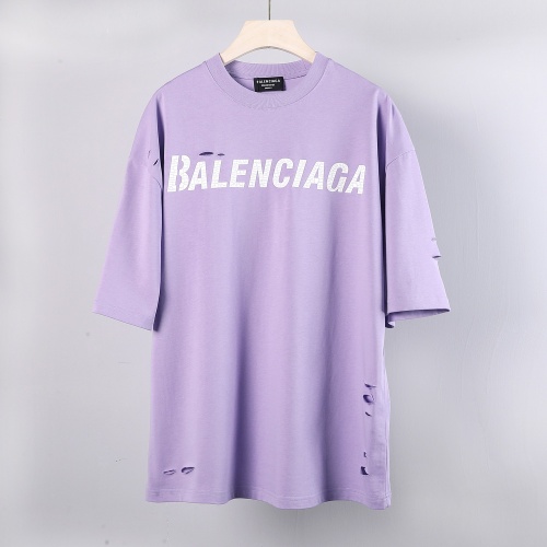 Replica Balenciaga T-Shirts Short Sleeved For Unisex #977872, $42.00 USD, [ITEM#977872], Replica Balenciaga T-Shirts outlet from China