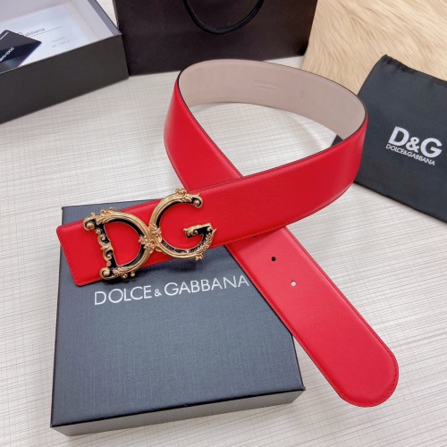 Replica Dolce & Gabbana D&G AAA Quality Belts For Women #979903 $82.00 USD for Wholesale
