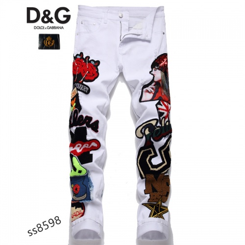 Replica Dolce &amp; Gabbana D&amp;G Jeans For Men #981073, $48.00 USD, [ITEM#981073], Replica Dolce &amp; Gabbana D&amp;G Jeans outlet from China