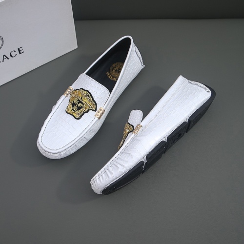 Replica Versace Leather Shoes For Men #981446, $68.00 USD, [ITEM#981446], Replica Versace Leather Shoes outlet from China