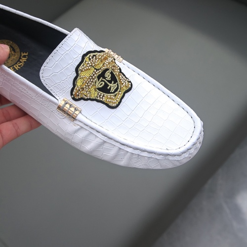 Replica Versace Leather Shoes For Men #981446 $68.00 USD for Wholesale