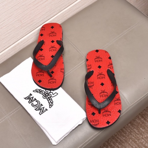 Replica MCM Slippers For Men #982223 $40.00 USD for Wholesale