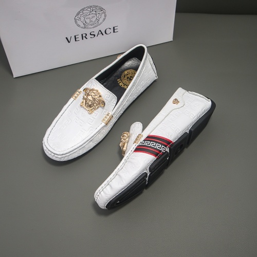 Replica Versace Leather Shoes For Men #982369, $68.00 USD, [ITEM#982369], Replica Versace Leather Shoes outlet from China