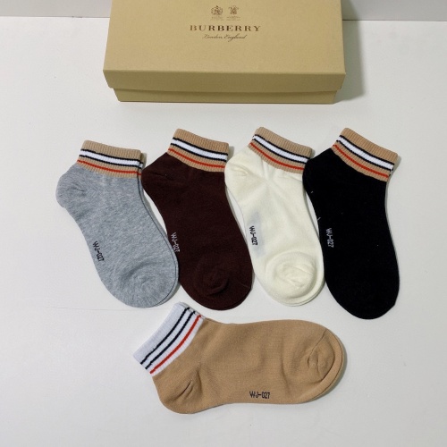 Replica Burberry Socks #983456 $27.00 USD for Wholesale