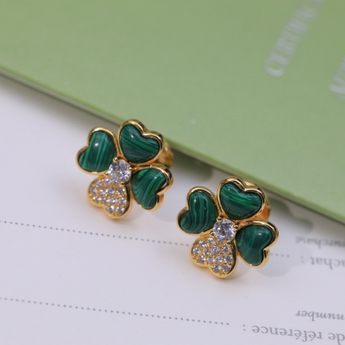 Replica Van Cleef & Arpels Earrings For Women #984927 $40.00 USD for Wholesale