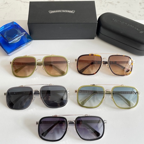 Replica Chrome Hearts AAA Quality Sunglasses #986771 $64.00 USD for Wholesale