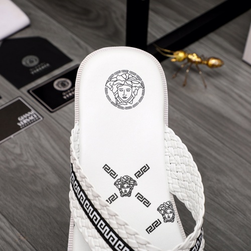 Replica Versace Slippers For Men #988503 $42.00 USD for Wholesale