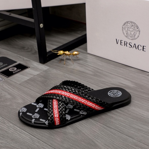 Replica Versace Slippers For Men #988504 $42.00 USD for Wholesale