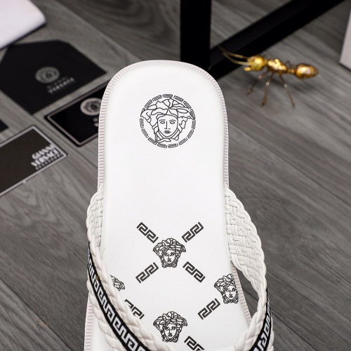 Replica Versace Slippers For Men #988505 $42.00 USD for Wholesale