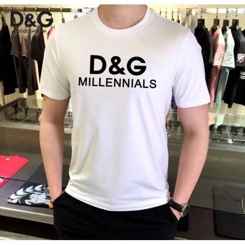 Replica Dolce &amp; Gabbana D&amp;G T-Shirts Short Sleeved For Unisex #989334, $25.00 USD, [ITEM#989334], Replica Dolce &amp; Gabbana D&amp;G T-Shirts outlet from China