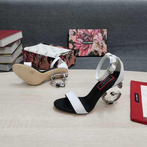 Replica Dolce&Gabbana D&G Sandal For Women #990841 $130.00 USD for Wholesale
