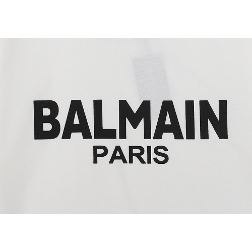 Replica Balmain T-Shirts Short Sleeved For Unisex #991502 $32.00 USD for Wholesale
