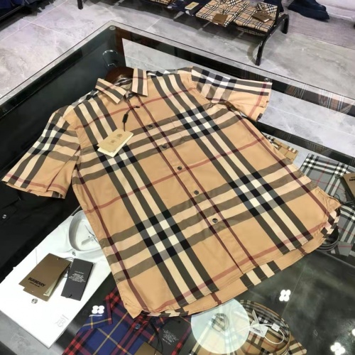 Replica Burberry Shirts Short Sleeved For Men #991975, $64.00 USD, [ITEM#991975], Replica Burberry Shirts outlet from China